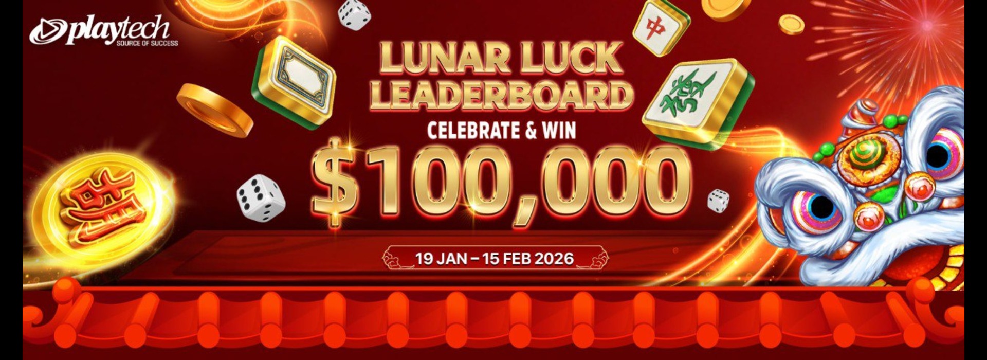 Playtech - 新春好运排行榜